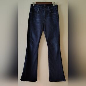 Citizens Of Humanity High Rise Dark Wash Western Y2K Fleetwood Flare Jeans 30